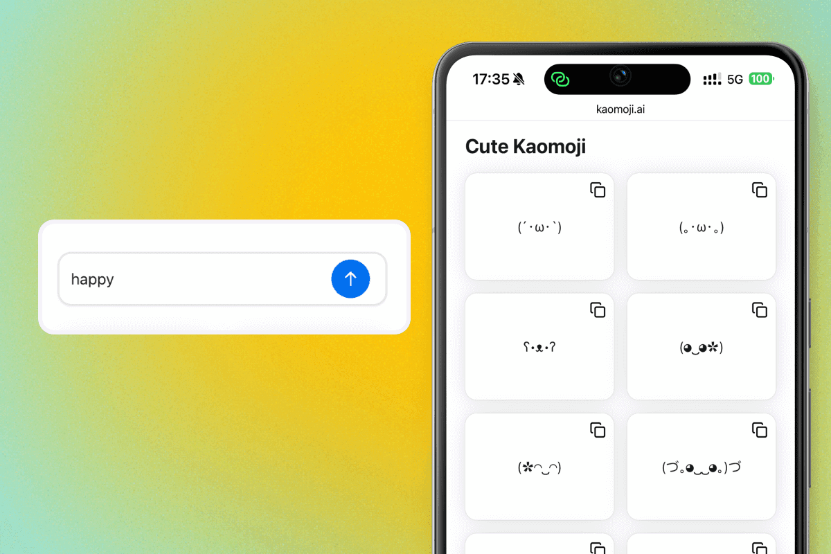 AI-Generated Kaomoji